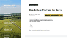 Desktop Screenshot of kleinehoehe.de