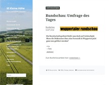 Tablet Screenshot of kleinehoehe.de